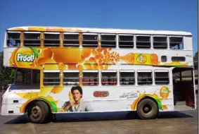 Mumbai transit advertising network