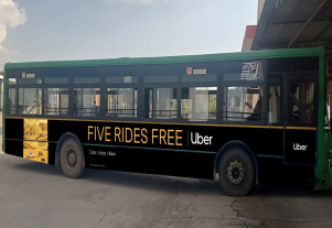Bus branding campaign