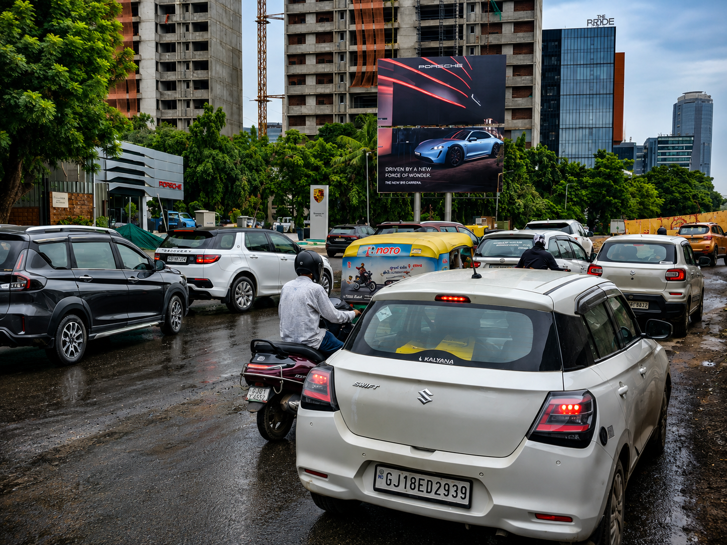 Transit advertising campaign in Mumbai