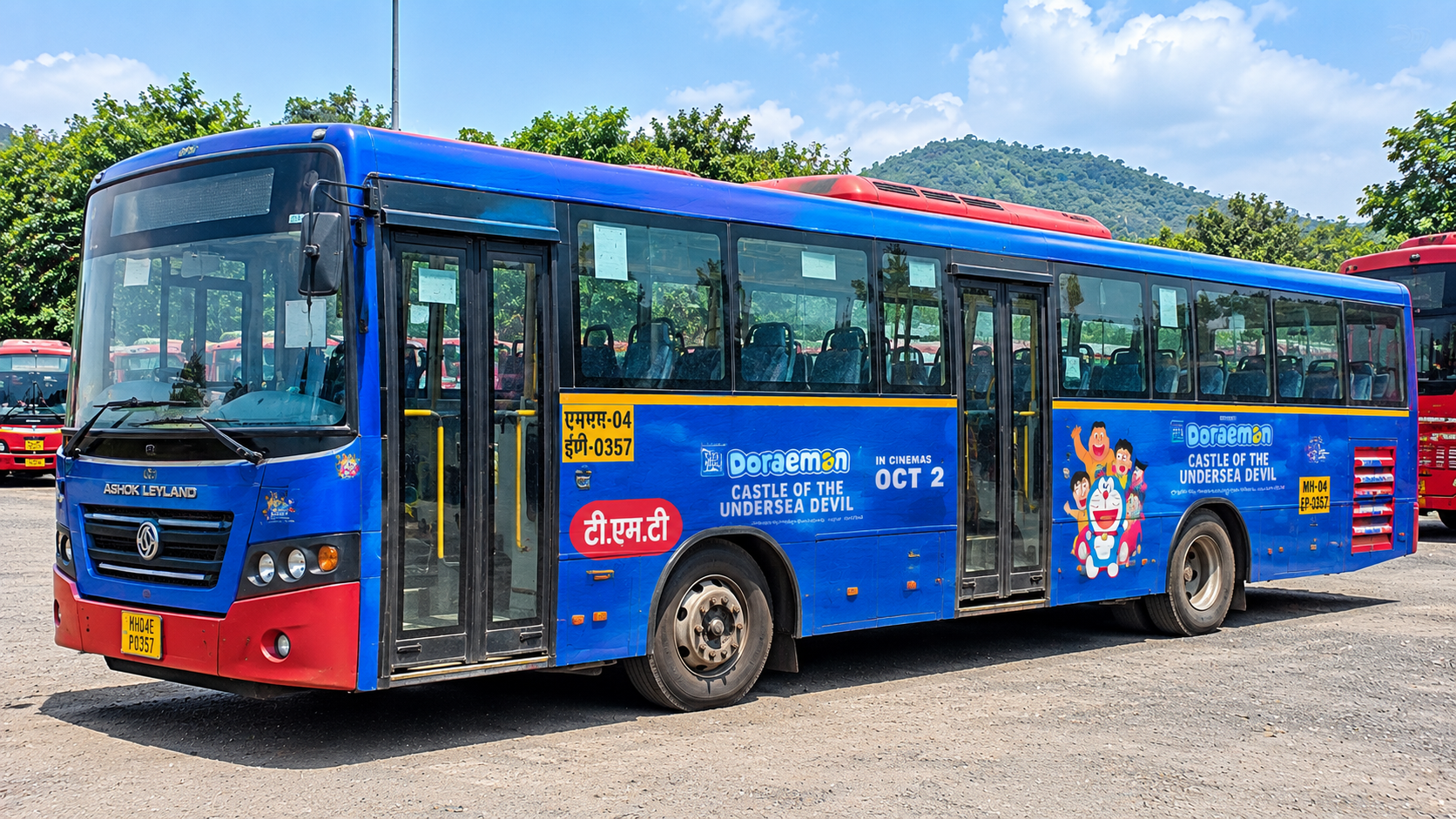 Transit Media campaign in Mumbai TMT BUS